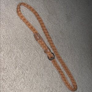 Classic Tan Braided Belt